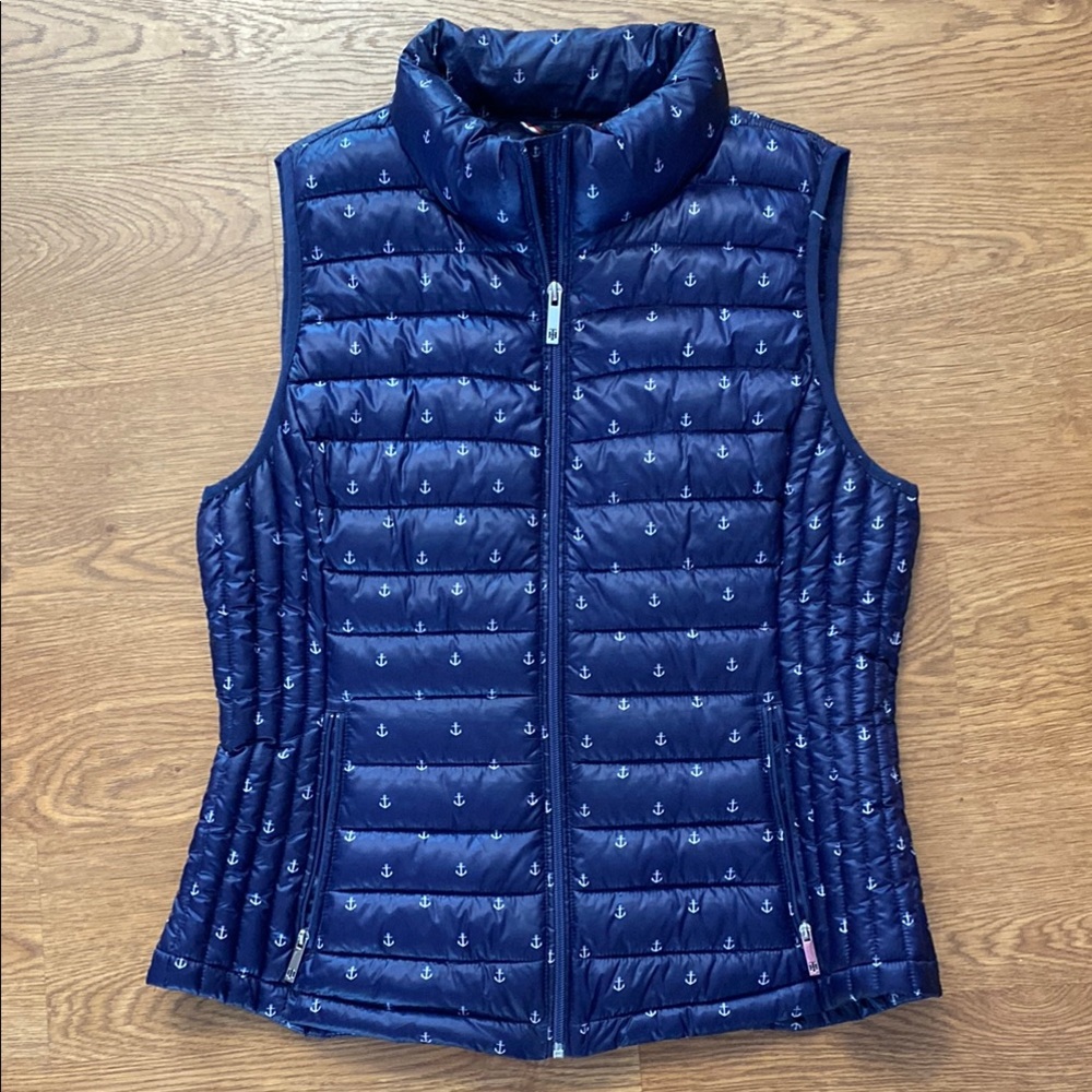 Tommy Hilfiger Dark Blue Anchor Print Vest